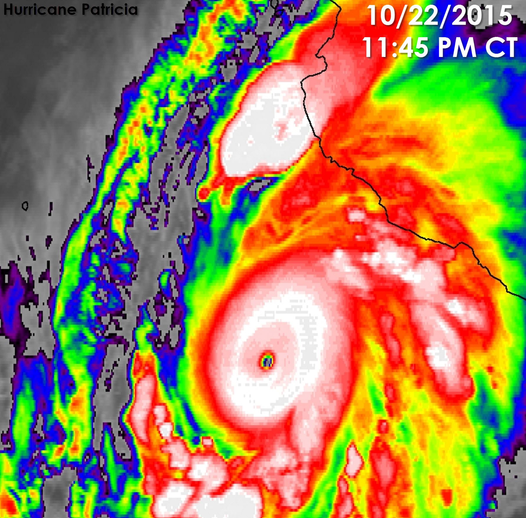 Catastrophic Hurricane #Patricia Ties Record for Strongest Eastern Pacific Hurricane ...1781 x 1755