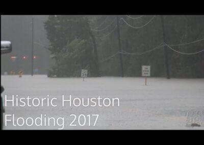 HARVEY in Houston 2017 • Hardy Toll Road Underwater (Spring, TX)