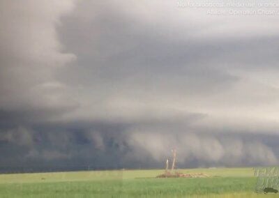 April 20, 2014 • Supercell & Small Tornado near Childress, Texas