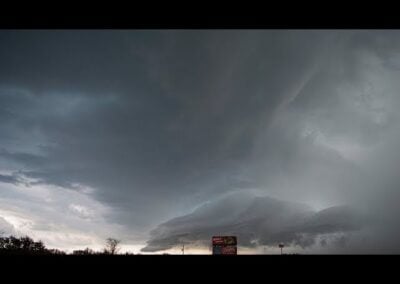 March 8, 2016 • Evant, Texas Shelf Cloud and Large Hail Barrage