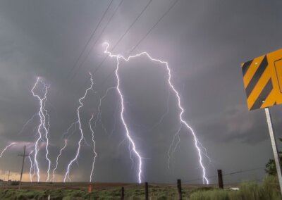 Supercell, Frequent Lightning & Evening Hail! [Buffalo, OK 6/12/18]