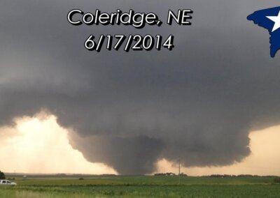 June 17, 2014 • Several Strong Tornadoes near Coleridge, Nebraska