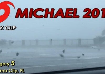 Insane Category-5 Winds in Florida from Hurricane Michael (Clip)