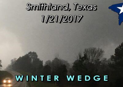 January 21, 2017 • Jefferson – Smithland, TX Large Tornado & Hail!