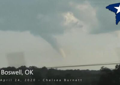 April 24, 2020 • Tornado Spotted near the TX/OK Border!