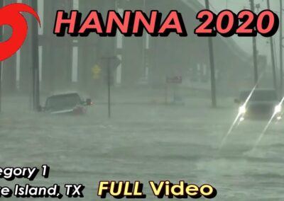 Chasing Hurricane HANNA 2020 (Part 1) • Surge & High Winds on Texas Coast
