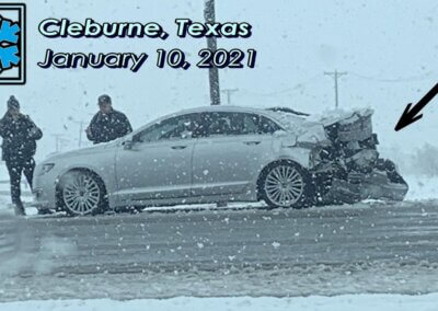January 10, 2021 • Winter Storm Hits Cleburne & Fort Worth, Texas!
