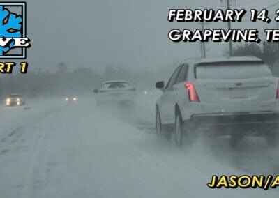 February 14, 2021 • LIVE Snow Storm Hits Grapevine/Southlake, TX! {J}