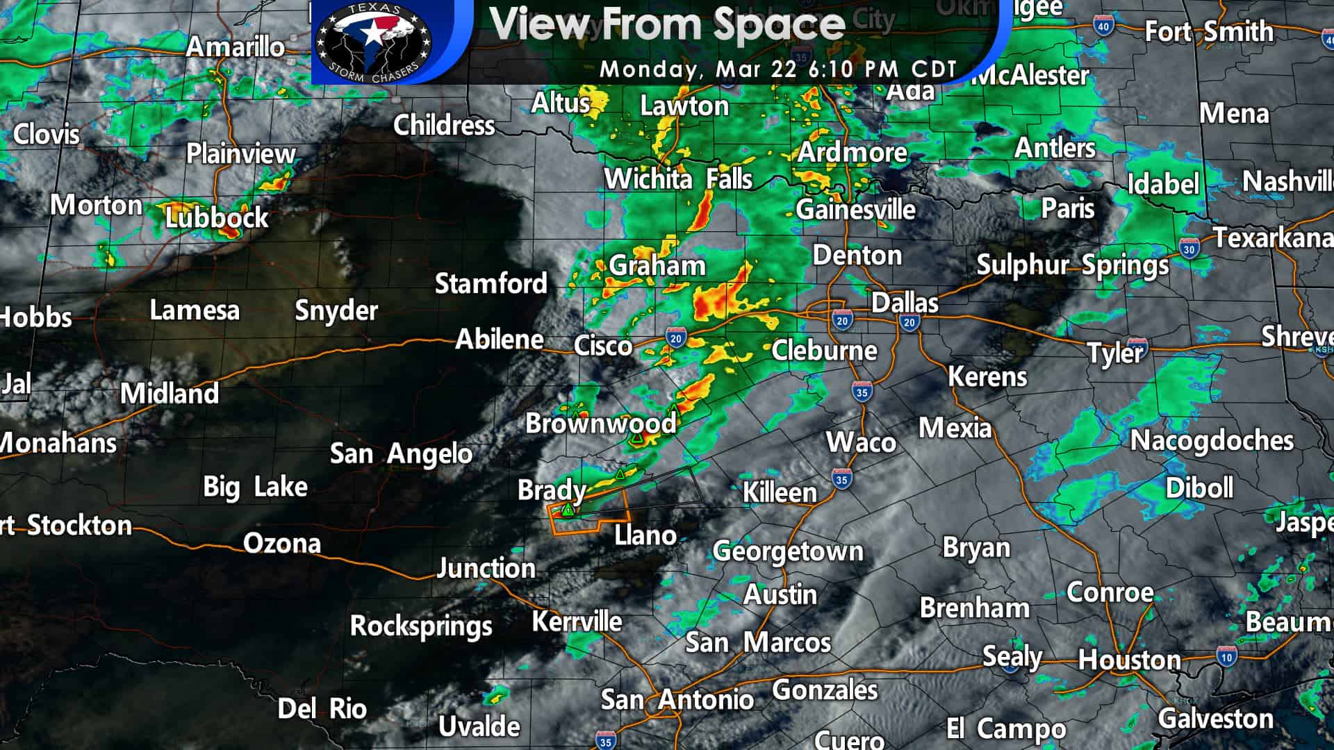 Dinnertime Update: Severe Storm Watch for North/Central Texas ’till Midnight