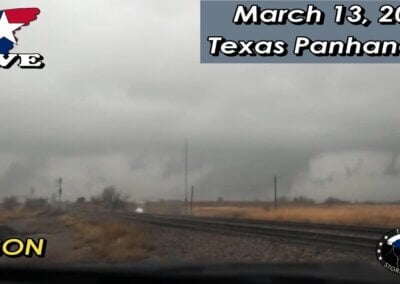 LIVE 3/13/21 • Tornadic Storms near Groom, Clarendon & Quanah, TX {Jason}