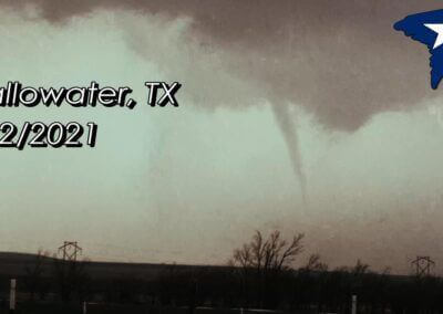 March 12, 2021 • Brief Tornado in Shallowater, Texas
