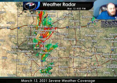 March 13, 2021 LIVE Texas Tornado Coverage (Part 1 of 2)