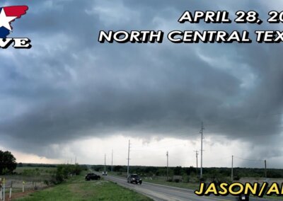 April 28, 2021 • LIVE Storm Chase – Winters to Rising Star, Texas {J}