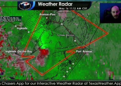 5/16/2021 LIVE Texas Tornado Warning Coverage #1 (Aransas Pass) {D}