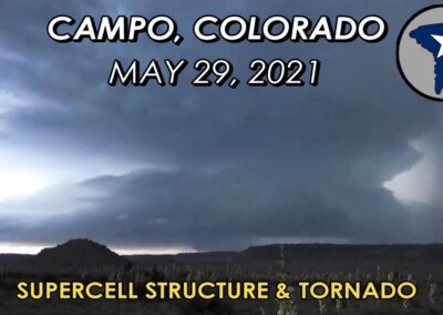 5/29/2021 • Campo, CO Rain-Wrapped Tornado & INCREDIBLE Supercell Structure!