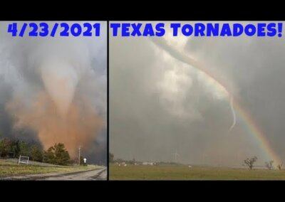April 23, 2021 • Texas Tornado Fest & Large Hail (FULL CHASE)