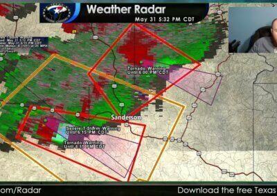 LIVE Texas Tornado Warning Coverage #2 • May 31, 2021 (5:30pm) {D}