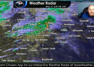 LIVE Texas Tornado Warning Coverage #3 • May 31, 2021 (6:20pm) {D}