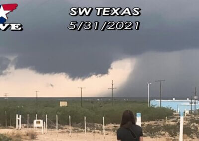 May 31, 2021 • LIVE Storms near Fort Stockton, Texas {J}