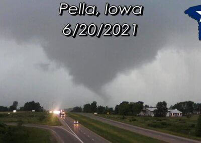 Father’s Day 2021 Tornado in Pella, Iowa / Damage & Time Lapse