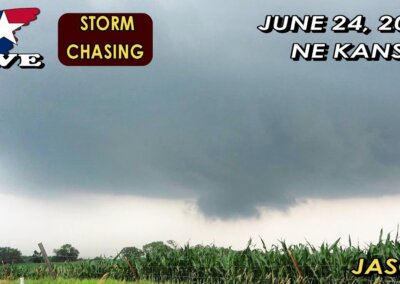 June 24, 2021 • LIVE Tornado-Warned Storm near Marysville, KS {J}