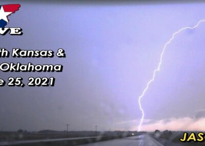 June 25, 2021 • LIVE Storm Chase from Central Kansas to Woodward, OK {J}