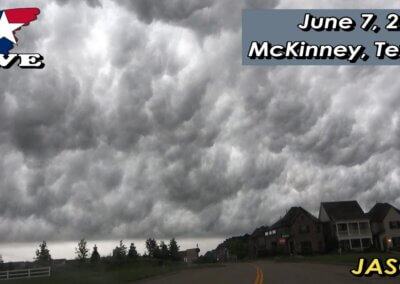 June 7, 2021 • LIVE Storms and Neat Cloud Formation in McKinney, TX {J}