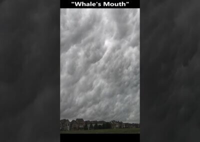 Interesting “Whale’s Mouth” Clouds