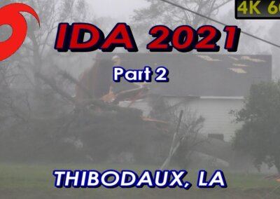 Chasing Hurricane IDA 2021 (Part 2) • Trouble in Thibodaux [4K]