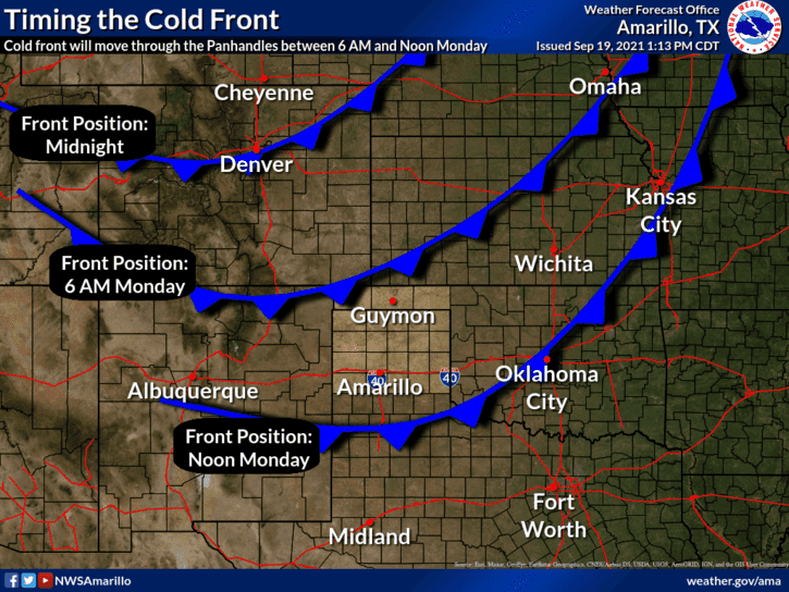 First Fall Cold Front Arrives This Week!