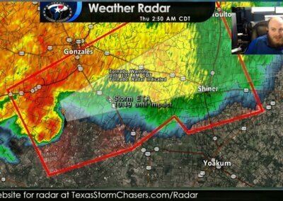 10/14/2021 • TORNADO WARNING for Gonzales County in Texas {D}