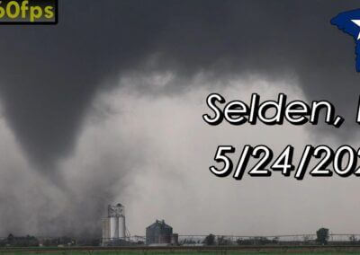 May 24, 2021 • Damaging Tornado Churns over Selden, Kansas [4K]