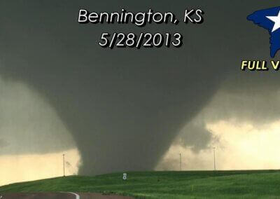 May 28, 2013 • Large Tornado in Bennington, Kansas (FULL Video)