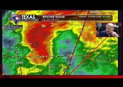 1/8/2022 LIVE Texas Tornado Coverage #1 (Harris County) {D}