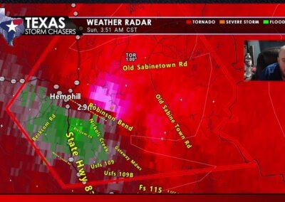 1/9/2022 LIVE Texas Tornado Coverage #5 (East Texas) {D}
