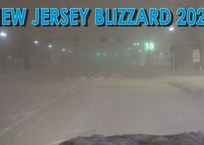 Peak Blizzard in Ocean City, New Jersey – Winter Storm Kenan