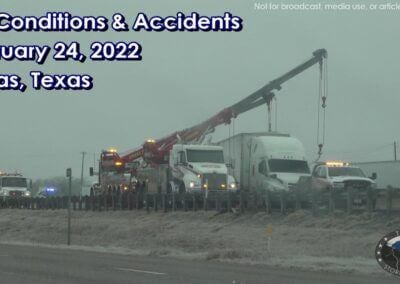 Morning Ice and Accidents in Dallas to Royse City, Texas [2/24/2022]