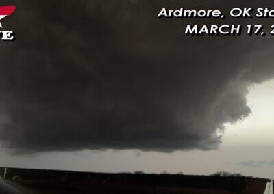 LIVE 3/17/22 • Storm Chase near Ardmore, Oklahoma! {Jason}