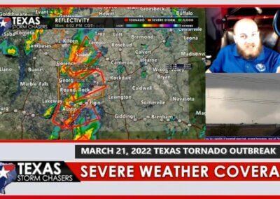 March 21, 2022 Texas Tornado Outbreak • Extensive Live Coverage {D}