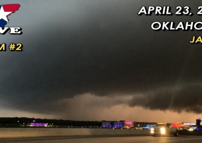 4/23/22 LIVE CAM 2 • Oklahoma Evening Severe Storms! {Jason}