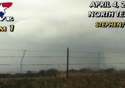4/4/22 LIVE CAM 1 • North Texas Severe Storm Chase! {Stephen}