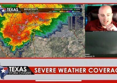 April 12, 2022 Texas Tornado Outbreak • Extensive Live Coverage {D}