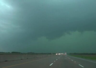 Driving into Greenage! Severe Storm over I-35E on April 12, 2022