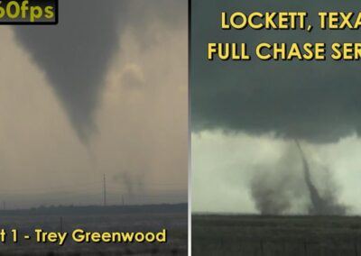 FULL Lockett, Texas Tornado Chase on 4/23/2021 (Part 1)