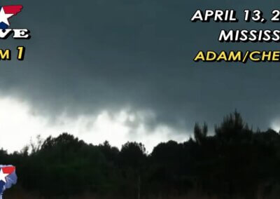 LIVE 4/13/22 (Cam 1) • Tornado Warned Storms in Mississippi! {ALCB}