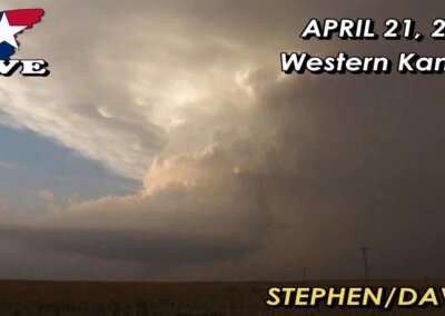 LIVE 4/21/22 • Southwest Kansas Tornado Watch & LP Supercell! {S/D}