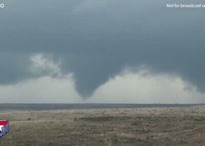 Several Tornadoes in the Texas Panhandle — Two at Once!