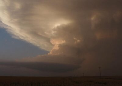 April 21, 2022 • Spectacular Supercell Spins at Sunset in Kansas {T/B-D/S}