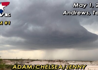 5/1/22 LIVE CAM 1 • Andrews and Seagraves, TX Storms {Adam}