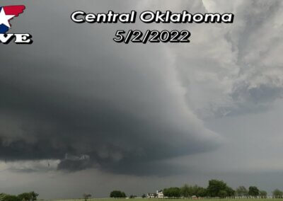 5/2/22 LIVE CAM 2 • Purcell, OK Tornado-Warned Storm! {Jason}
